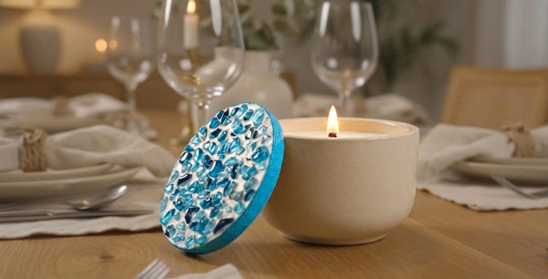 Vela Cristal Turquesa